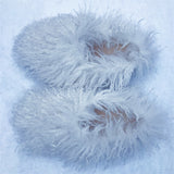 Fluffy Cotton Shoes Indoor Plush Warm Home Slippers