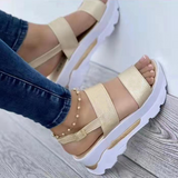 Platform Sandals With Wedges Shoes For Summer Sandalias Mujer Platform Heels Sandals Shoes Female