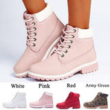 High Quality Ankle Boots Thick Heel Motorcycle Female Martin Boots