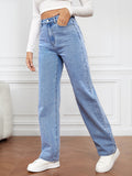 Boyfriend Cargo Wide Leg Bootcut Pants Straight Leg Denim Pants High Waisted Pants