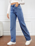 Boyfriend Cargo Wide Leg Bootcut Pants Straight Leg Denim Pants High Waisted Pants