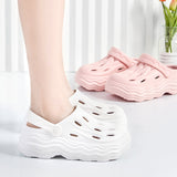 Summer Beach Sandals Anti-slip Platform Crocs Clogs Garden Shoes Indoor Outdoor EVA Slippers Rubber Shoes Sandals