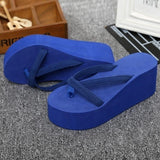 7 Colors Summer Casual Flip Flops Beach Slippers Sandals Summer Wedge Sandals Shoes