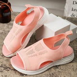 Summer Sport Sandals Washable Slingback Orthopedic Slide Platform Sandals Soft Wedges Shoes Casual Footwear