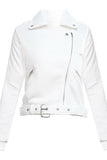 Short Casual Zip Lapels Jacket