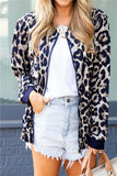 Streetwear Leopard Zip Jackets