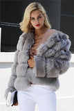 Vintage Fluffy Faux Fur Coat