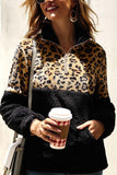 Leopard Stitching Tops