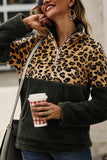 Leopard Stitching Tops