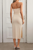 Elegant Solid With Belt Strapless Wrapped Skirt Dresses