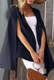 Elegant Solid Solid Color Outerwear
