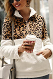 Leopard Stitching Tops
