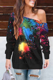 Off-shoulder Sexy Long Sleeve Top