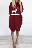 Loose Print Dress