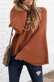 Fashion Wide Sleeve Knitted Sweater