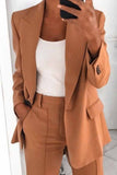 Lapel Slim Cardigan Blazer Tops