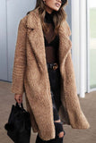 Lapel Cardigan Long Winter Coat(3 Colors)
