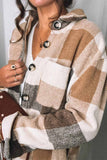 Lapel Loose Plaid Jacket Tops(3 Colors)