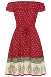 Bohemian Short Sleeve Dress(3 colors)