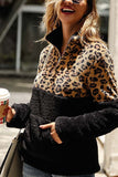 Leopard Stitching Tops
