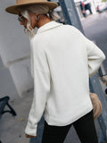 Ailish Knit Jacket- White Ledshopy.com