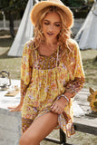 Aurina Boho Dress - Yellow Ledshopy.com