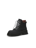 Black Leather Combat Boot Ledshopy.com