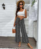 Blakely Pants - Black Print Ledshopy.com