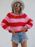 Brandy Knit Sweater - Pink Ledshopy.com