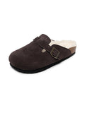 Buckle Suede Fleece Insole Clogs Ledshopy.com