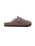 Buckle Suede Fleece Insole Clogs Ledshopy.com