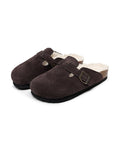 Buckle Suede Fleece Insole Clogs Ledshopy.com