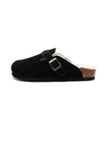 Buckle Suede Fleece Insole Clogs Ledshopy.com