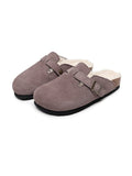 Buckle Suede Fleece Insole Clogs Ledshopy.com