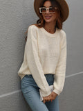 Caught Knit Top - Cream Ledshopy.com