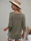 Caught Knit Top - Olive Ledshopy.com