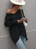 Clia Knit Sweater - Black Ledshopy.com