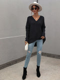 Clia Knit Sweater - Black Ledshopy.com