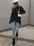 Clia Knit Sweater - Black Ledshopy.com