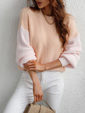 Estatia Knit Sweater - Blush Ledshopy.com