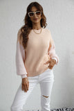 Estatia Knit Sweater - Blush Ledshopy.com