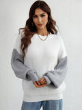 Estatia Knit Sweater - White Ledshopy.com