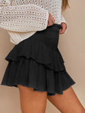 Flutter My Way Smocked Shorts - Black Ledshopy.com