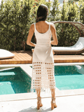 Hudson Bay Drape Cover Up Maxi Dress - Apricot Ledshopy.com