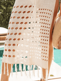 Hudson Bay Drape Cover Up Maxi Dress - Apricot Ledshopy.com