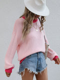 Kasmere Knit Sweater - Baby Pink Ledshopy.com
