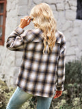 Lucky One Plaid Shacket - Brown Ledshopy.com