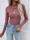 Makeda Mauve Knit Top Ledshopy.com