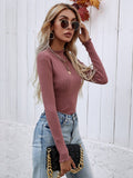 Makeda Mauve Knit Top Ledshopy.com