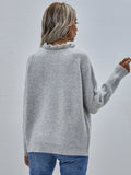 Makedo Grey Knit Sweater Ledshopy.com